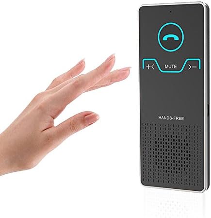 Houson Bluetooth In-Car Handsfree Speakerphone Handsfree Car Kit Bluetooth V4.0 Sun Visor Car Kit Compatible with iPhone, iPad, Samsung, HTC, LG, android phones and tablets KFZ Bluetooth Transmitter