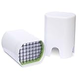 Gemüseschneider für Gemüsestücke, Schnittfläche 1 x 1 cm - ideal als Pommesschneider Domo DO154, weiß