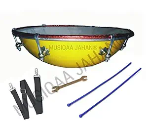 MUSIQAA JAHAN 08 Tasha Iron Yellow Colour 12.2'' with Chanti and Belt and Tuning Key