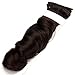 Neverland Beauty 7 Piece 16 Cilps Clip in Hair Extensions Full Head 22 inches Wavy Curly Hair Extension Medium Brown #2/33