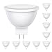 Produktbild ledscom.de GU5.3 LED Lampe MR16 5.6W =33W 360lm 100° warm-weiß, 10 Stk.