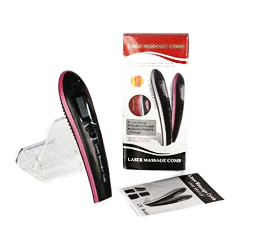 Volumon Electric Laser Massage Comb For Hair Growth Regrowth Hair Thickening & Strengthening With Massager & Infrared & Digital LCD Screen- Daily Home Use