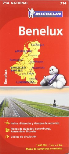 Mapa National Benelux (Mapas National Michelin) Mapa National Benelux (Mapas National Michelin)