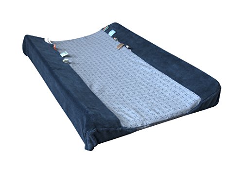 Snoozebaby Changing Cover Happy Dressing (Indigo Blue, 45 x 70 cm)