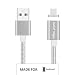 Produktbild Micro USB Kabel Magnet Ladekabel Magnetische Micro USB Ladekabel Mbuynow Android Ladekabel 3A/1 m High Speed Sync mit LED Statusanzeige für Samsung, HTC, Motorola, Android und mehr (Silber)