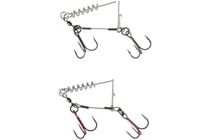 Savage Gear NEW CARBON49 CORKSCREW STINGER 2 HOOK - PIKE PREDATOR FISHING