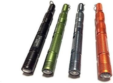 EDC CNC Machined Compact Fire Starter For Bushcraft &amp; Survival (Orange Blaze)