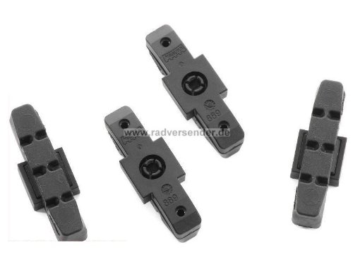 4 x MAGURA Bremsgummi schwarz hydraulische Felgenbremse HS-11 HS-33 original