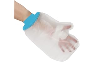 chali Adult Waterproof Cast Cover Protector Hand for Shower, Plaster Bandage Protector Watertight for Broken Hand, Wrist,Reusable
