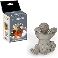 HelpCuisine® Infuser/infuseur de thé/Filtre diffusseur/passoire a thé à Forme de Paresse, infuseur réalisé en Silicone à 100% Alimentaire sans BPA, (Set 1 pcs + Paquet-Cadeau)