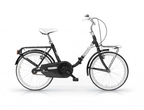 mbm safari 20 bicicletta pieghevole folding bike nero 6s