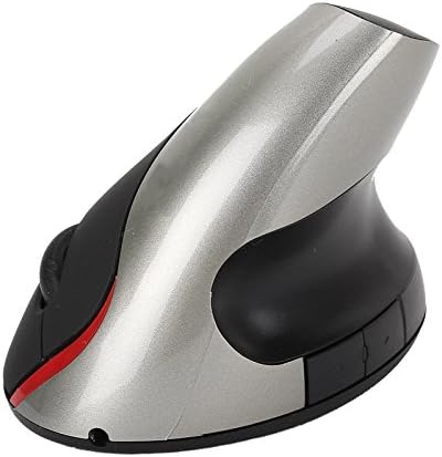 2.4GHz Wireless Ergonomic Design WOWPEN Vertical Optical Mouse JOY Wrist Pain Sliver