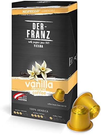 Capsule di caffè compatibili Nespresso, 1 x 10 Capsule, aromatizzato all‘aroma Vaniglia