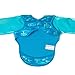 Bibetta Ultrabib Baby Bib with Sleeves (Turquoise Bird)