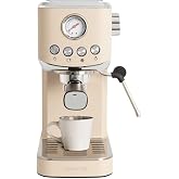 CREATE / THERA CLASSIC COMPACT COLD BREW/ Sand Espresso Coffee Maker / 20 bars, semi-atuomatic, double output arm, 1.2L tank,