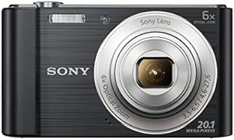 Sony DSC-W810B Appareil Photo Num&eacute;rique Compact, 20,1 Mpix, Zoom Optique 6x- Noir
