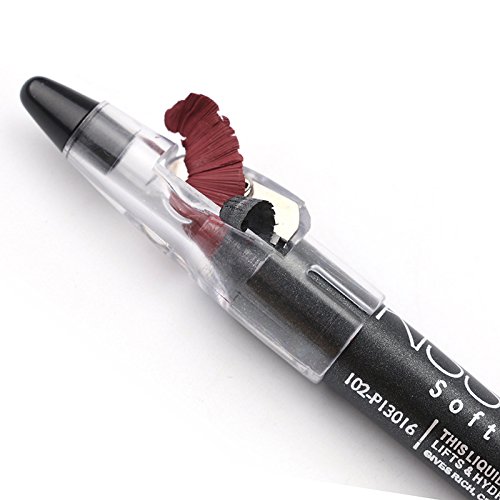 Lippenstift 3 Stück Set Langanhaltend Longlasting Lipstick Matte No. 15-17 mit Spitzer - 5