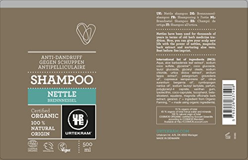 URTEKRAM: Nettle Shampoo: URTEKRAM: Groesse: Nettle Shampoo 500 ml (500 ml) - 4