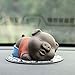Produktbild WDDqzf Skulptur Figur Dekoration Statuen Niedliche Auto-Ornamente, Schweinefigur Auto, Autozubehör, Sicherheit, Segen Dekorationen, Autozubehör, Snoozing Pigs (A-Modelle)