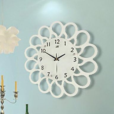 FY Contracted Rural Wall Clock Creative Mute When Sitting Room Watch Modern Art Decorative Wall Clock Quartz Bracket Clock
