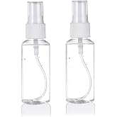 Spelt 30 ml Şeffaf Sprey Şişesi Boş Pet Şişe Kozmetik Atomizer 2'li