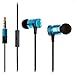 Produktbild OKCS Premium in-Ear Kopfhörer Headset Earpod Lärmunterdrückung kraftvoller Bass für iPhone, Sony, Samsung, LG, Huawei, HTC, UVM. - Blau