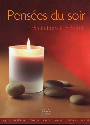 couverture de : Pens&eacute;e du soir