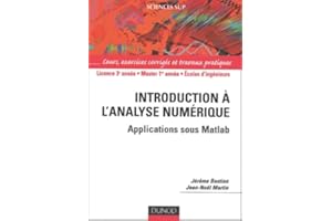 Introduction à l'analyse numérique : Applications sous Matlab