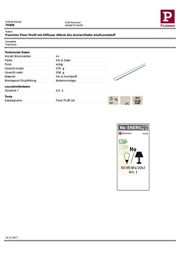 Paulmann 704.09 Deckenbeleuchtung Zubehör, Aluminium, silber - 3