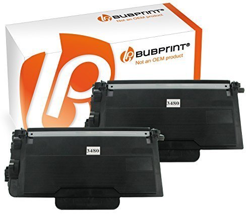 2 Toner kompatibel für Brother TN-3480 HL-L5100DN HL-L5200DW MFC-L5700DN MFC-L5750DW MFC-L6900DW DCP-L5500DN 8.000 Seiten