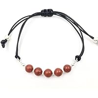 Wurzel Chakra Armband in Silber