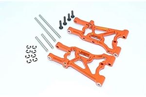 EPTNNASO CrazyRacer Bras de suspension arrière en aluminium Orange pour HPI WR8 Ken Block Flux 107900