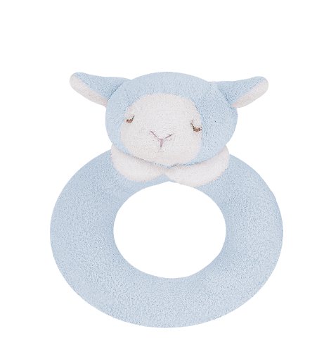 Preisvergleich Produktbild Angel Dear Ring Rattle-Lamb Blue