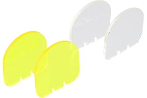 ToopMount Lens Shields Lenti di ricambio Lenti di ricambio 2 x protezioni trasparenti, 2 x protezioni gialle