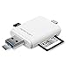 Produktbild apeman Kartenleser, 3 in 1 OTG Kartenlesegerät für Micro SD TF Speicherkarte, White