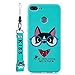 Produktbild Everainy Kompatibel für Huawei Honor 9 Lite Silikon Hülle Matt Neu Ultradünn Hüllen mit Schlüsselband Handyhülle Gummi für Huawei Honor 9 Lite Stoßfest TPU Gel Stoßstange Cover (Hund)