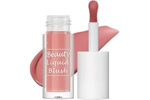SONGVISON Blush liquide de beauté,Longue durée Blush liquide Pour une couleur très pigmentée,Retouches de maquillage imperméables Ombre à paupières mate,Fard à joues en bâton #5 Rose sec