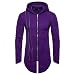 Produktbild Herren Herbst Winter Feste Farbe Lange Ärmel Reißverschluss Splicing Hoodies Sweatshirt Tracksuits