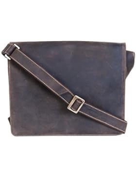 VISCONTI HUNTER ÖL SCHWARZ/ ÖL HELLBRAUN / ÖL BRAUN LEDER SCHULTERTASCHE BESTSELLER 18548