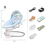 * Reproducción de música Bluetooth: traiga su propia música para dormir, también puede conectar fácilmente su teléfono inteligente, reproducir más música e iluminar el talento musical de su hijo. El control remoto inteligente de cinco metros no necesita levantarse, bebé, control con un solo botón , fácil e inteligente.