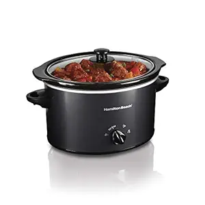 Hamilton Beach 33231 Programmable Slow Cooker, 3 Quart, Black