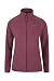 Produktbild Mountain Warehouse Raso stilvolle Damen-Fleecejacke - Leichter, Warmer Damensweater, schnell trocknender Pullover, weich, glatt - zum Reisen, Spazierengehen, Frühling Beerenton DE 40 (EU 42)