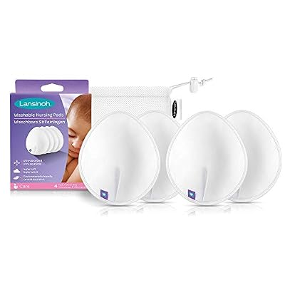 Lansinoh Coussinets d'allaitement lavables Lansinoh x4.
