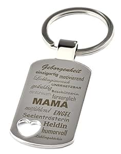 Schlüsselanhänger Herz Mit Gravur „Ich Liebe Dich“ – Metall, Chrom-Optik, Ca. 6,6x2,9 Cm