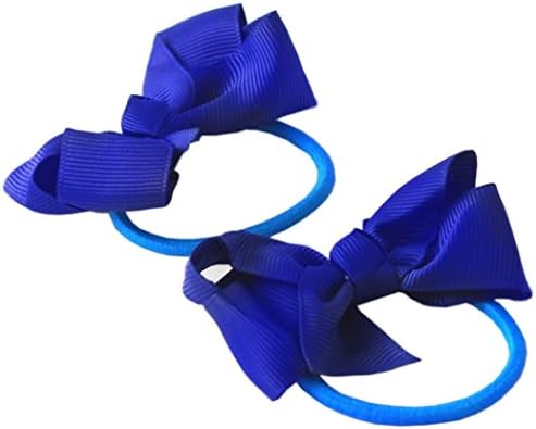 2 x Bow Bobbles (3") - Various Colours (Royal Blue)
