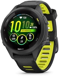 Garmin Forerunner 265S, 42mm. Smartwatch GPS per la Corsa, Black