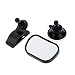 Kkmoon Adjustable Car Baby View Mirror Rear Seat Baby Safety Convex Mirror with Suction Cup/Clip Base