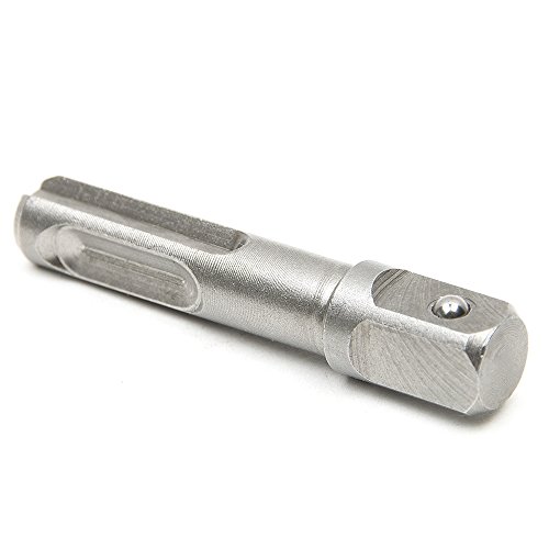 Fortag 3 tlg Stecknuss Akkuschrauber Stecknuss Steckschlüssel Nuss Adapterset Bohrfutter Adapter Satz Vierkant-Adapter für SDS 1/4 3/8 1/2 - 4