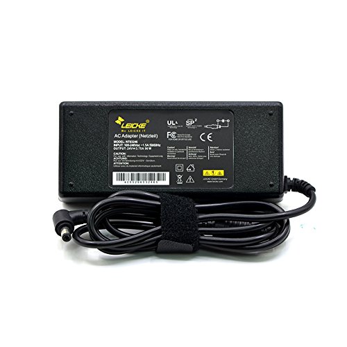 LEICKE Netzteil 24V 3.75A |Ladegerät 90W für MeanWell GS90A24-P1M, LED-Leuchte, Festplatten, Drucker, TFT & LCD Monitor - 3