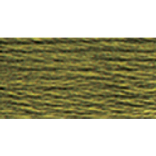 DMC 117-3011 Six Strand Embroidery Cotton Floss, Dark Khaki Green, 8.7-Yard